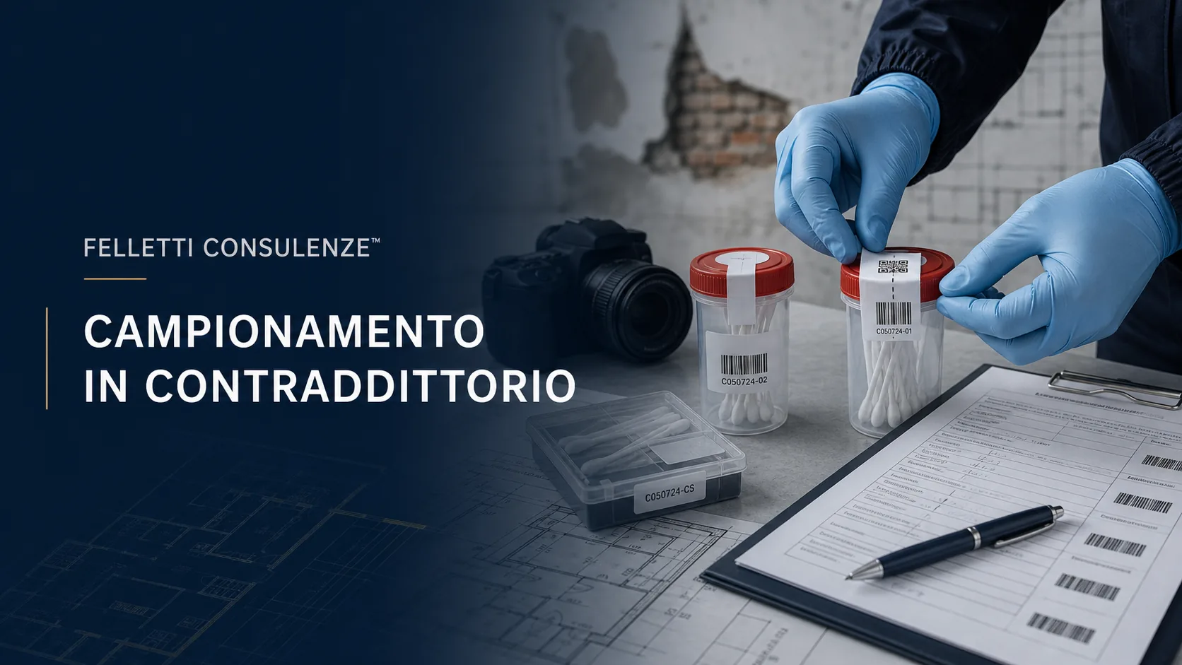 Campionamento microbiologico in contraddittorio: metodo e catena di custodia