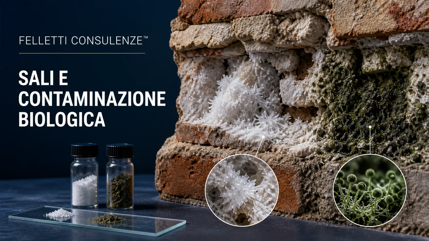 Salnitro, sali e muffa nelle murature