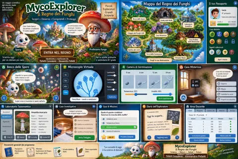 MycoExplorer Il Regno dei Funghi, percorso scientifico per scuola primaria e secondaria di primo grado